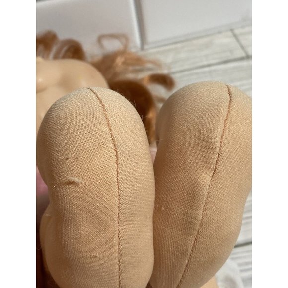 Cabbage Patch Doll Mattel’s First Edition Soft Body Hard Face Red Hair Blue Eyes - Picture 10 of 11